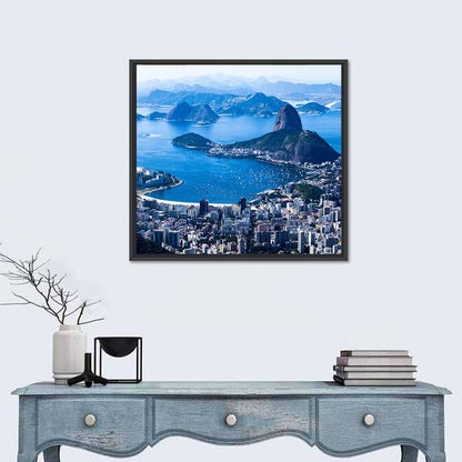 Sugarloaf Mountain and Botafogo Bay Wall Art