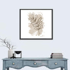 Centered Leaf Study Wall Art