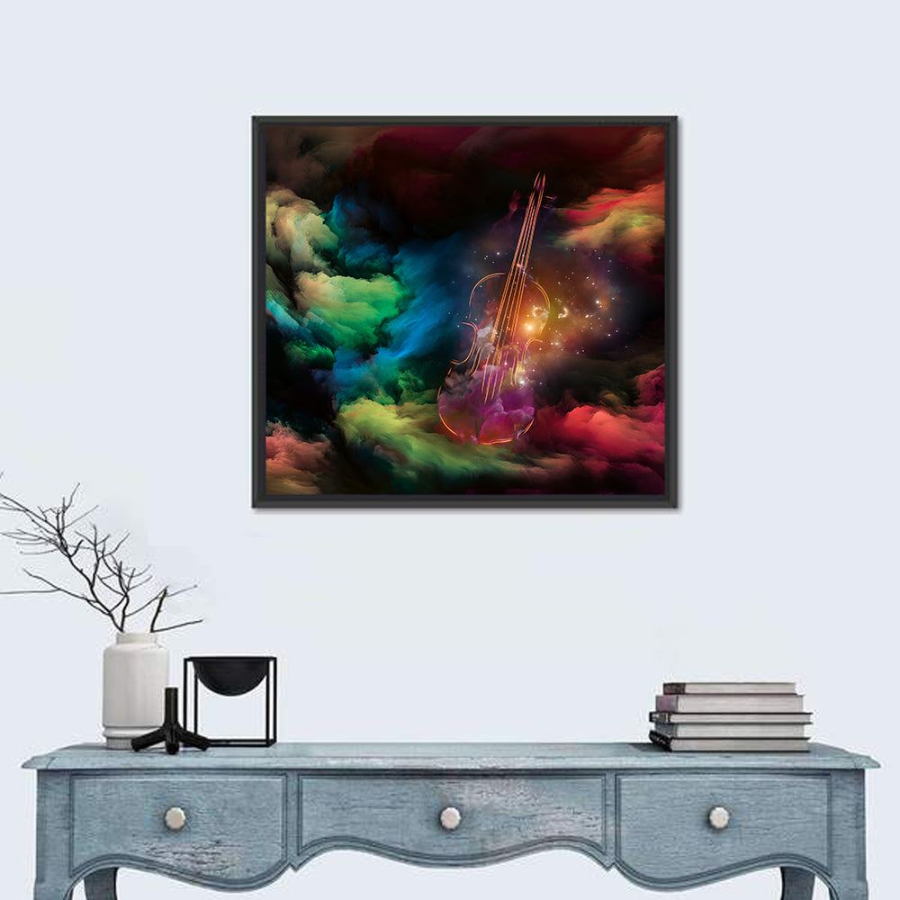 Cosmic Violin Wall Art
