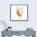 Let’s Step in Crescent Moon Quote Wall Art