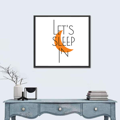 Inspirational Quote "Let`s Step In" Wall Art