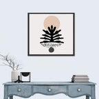 Textured Tropical Tree Wall Art