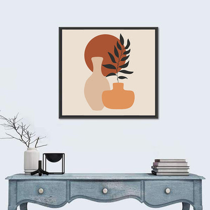 Abstract Botanical Vases Wall Art