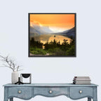 Saint Mary Lake, Wild Goose Island Wall Art