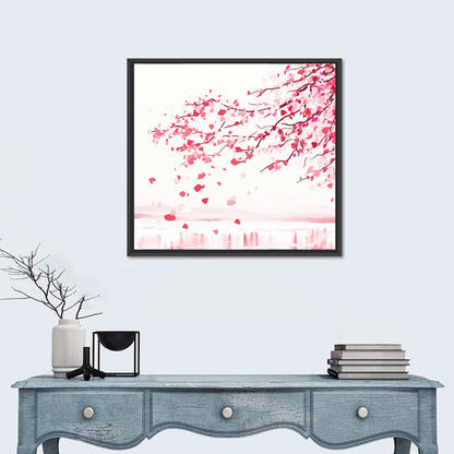 Japanese Cherry Blossom Tree Wall Art