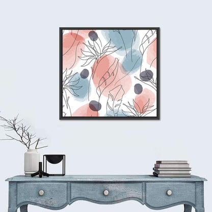 Tropical Leaf Minimalist Wall Art