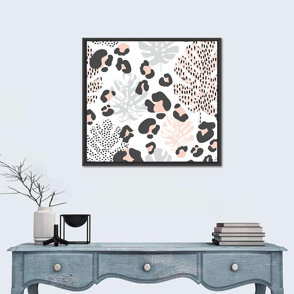 Tropical Leaves Pattern Wall Art