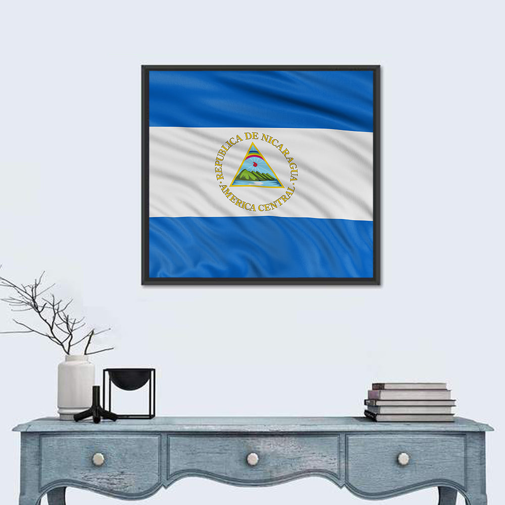 Flag Of Nicaragua Wall Art