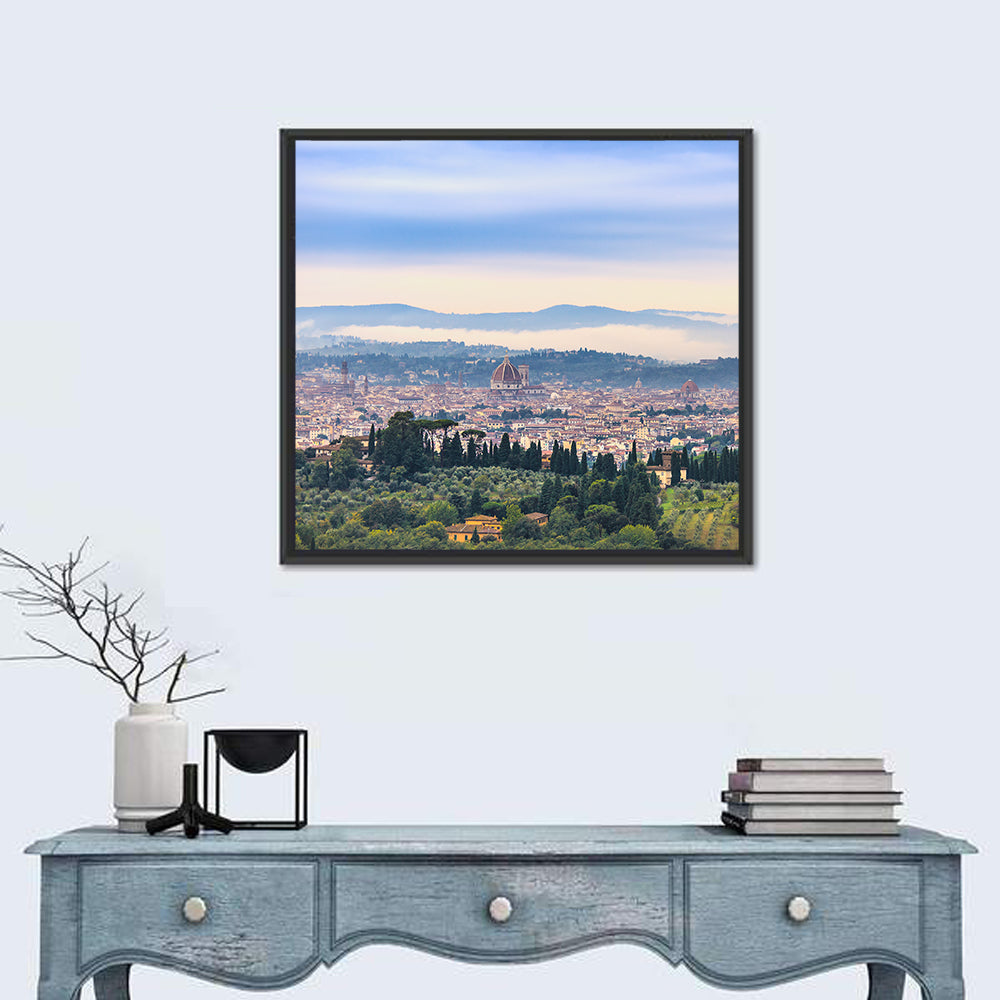 Florence Cathedral Dome View Wall Art
