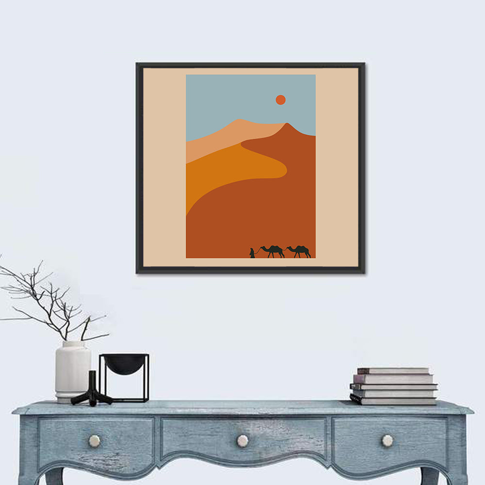 Desert Minimal Ii Wall Art in a room, square