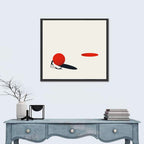 Man Pushing Sphere Wall Art