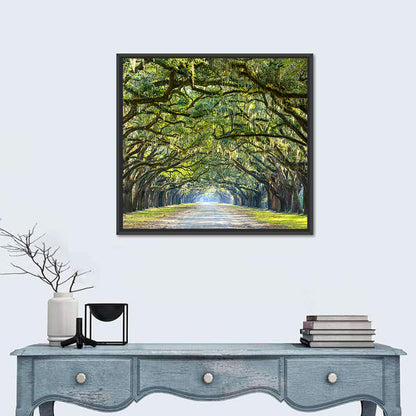 Savannah Oak Tree Pathway Wall Art