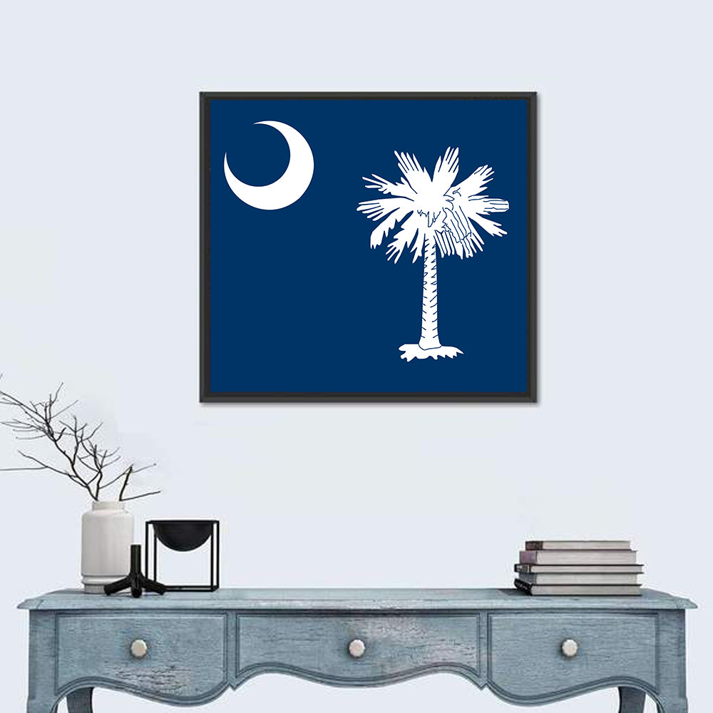 South Carolina Flag Graphic Wall Art