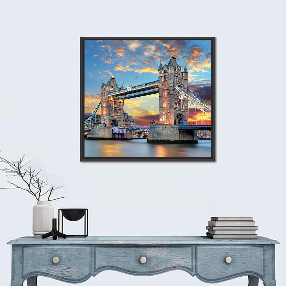 Tower Bridge at Sunset Wall Art