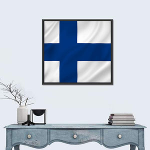 National Flag Of Finland Wall Art