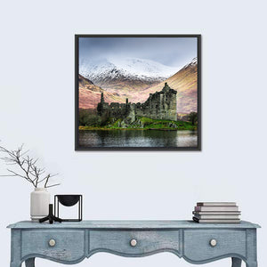 Kilchurn Castle in Winter Wall Art