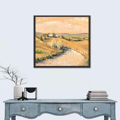 Tuscan Hills at Dusk Wall Art