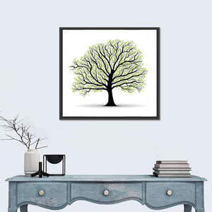 Vector Tree Silhouette Wall Art