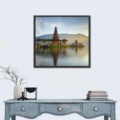Ulun Danu Beratan Temple at Sunrise Wall Art
