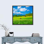 Alpine Valley Meadow, Austria Wall Art