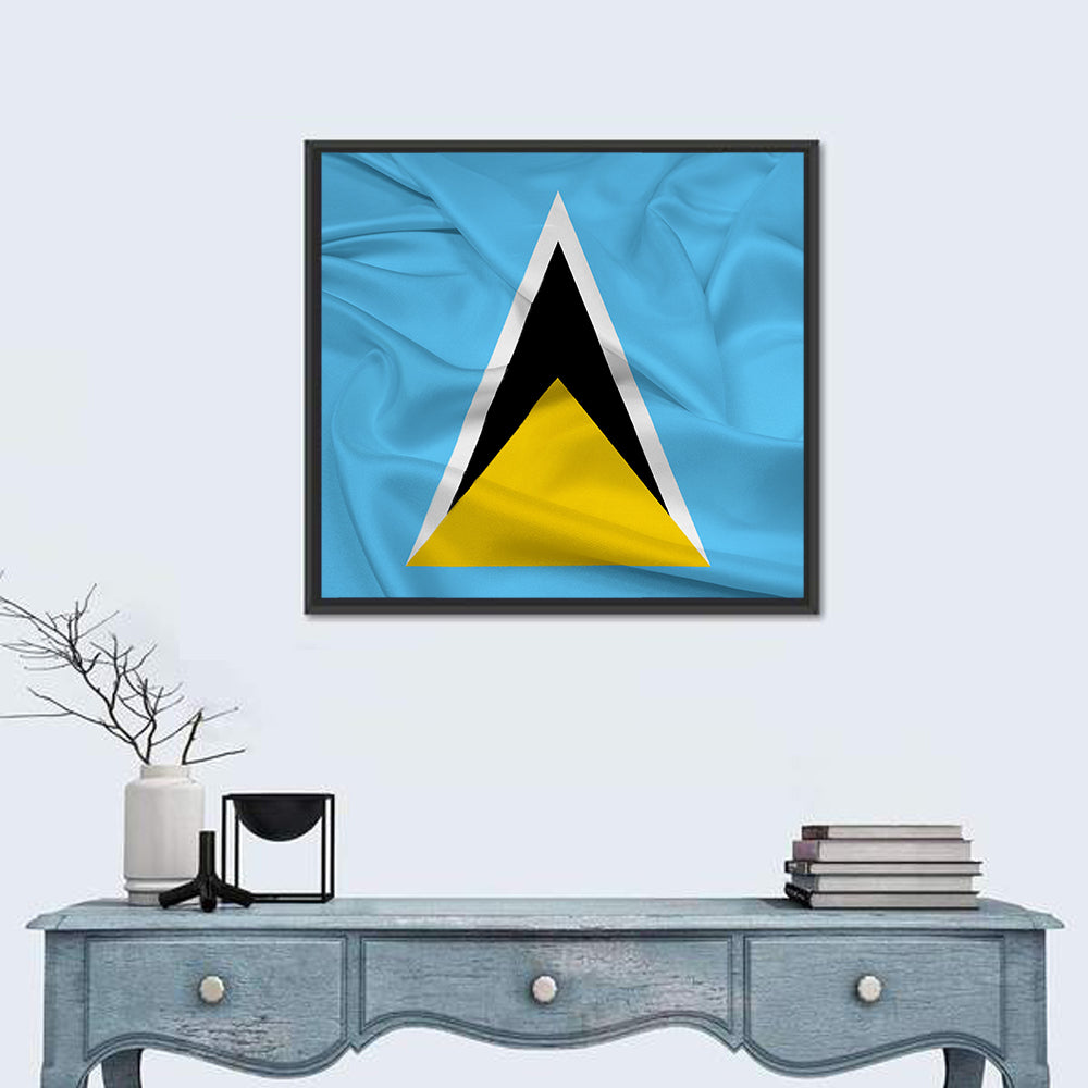 Flag Of Saint Lucia Wall Art