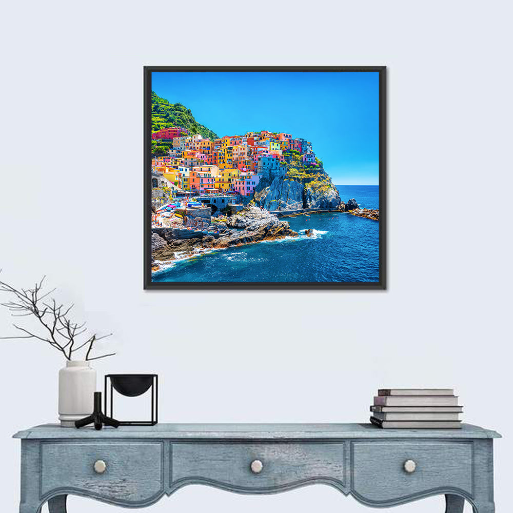 Manarola Cliffside Village Wall Art
