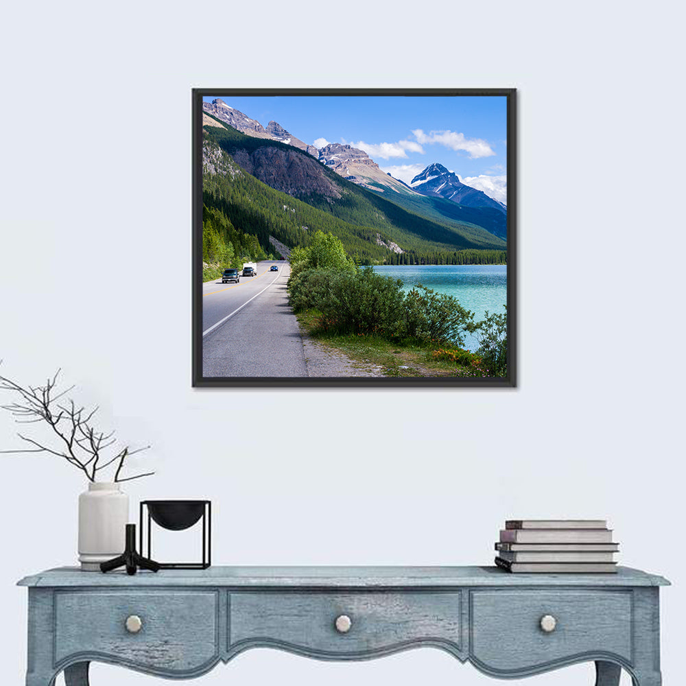 Waterfowl Lake In Banff  Wall Art