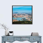Haicang Suspension Bridge at Dusk Wall Art