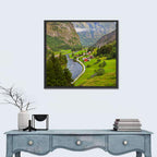 Flam Village Norway Wall Art
