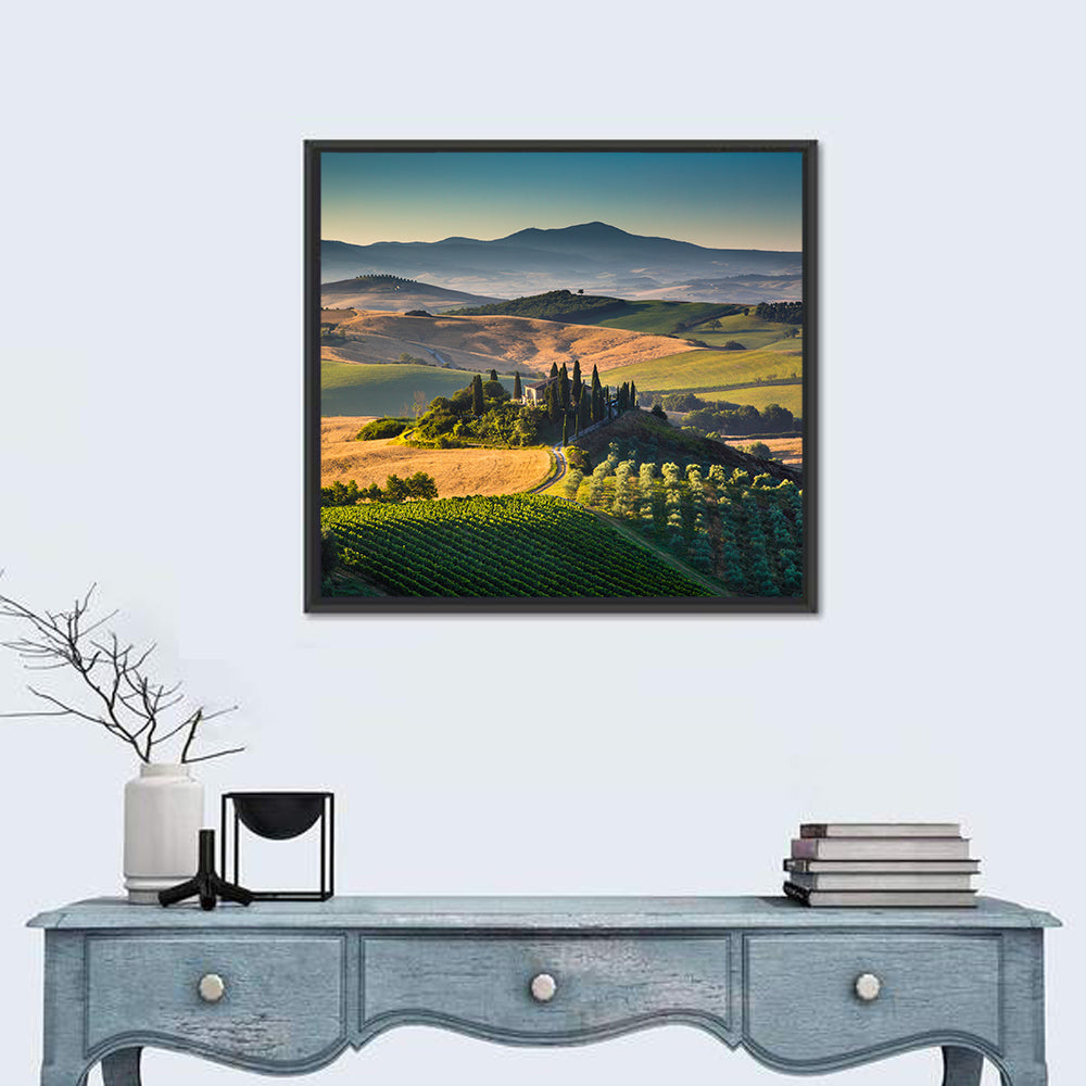 Tuscany Hilltop Villa Wall Art