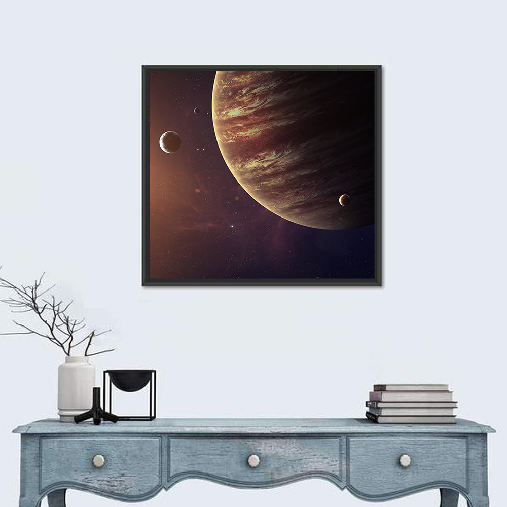 Jupiter from Space Wall Art