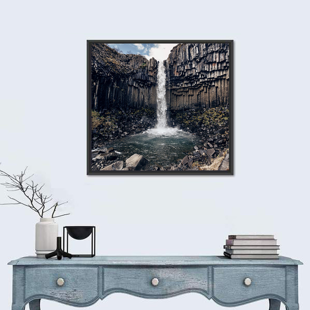 Svartifoss Basalt Waterfall Wall Art