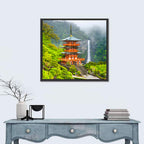 Seiganto-ji Pagoda at Nachi Falls Wall Art