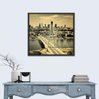 Warsaw Bird's-eye View Wall Art
