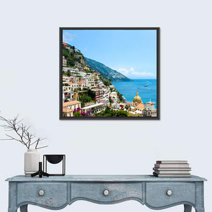 Positano Town On Amalfi Coast Wall Art