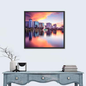 Orlando Downtown Skyline Wall Art