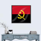 Flag of Angola Wall Art
