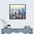 Victoria Harbour Hong Kong Skyline Wall Art