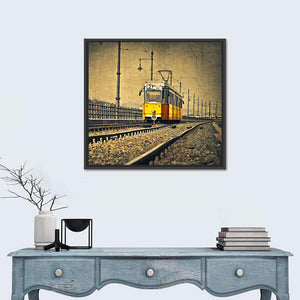 The Tram On Track Wall Art