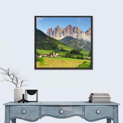 St. Magdalena Church Val Di Funes Wall Art