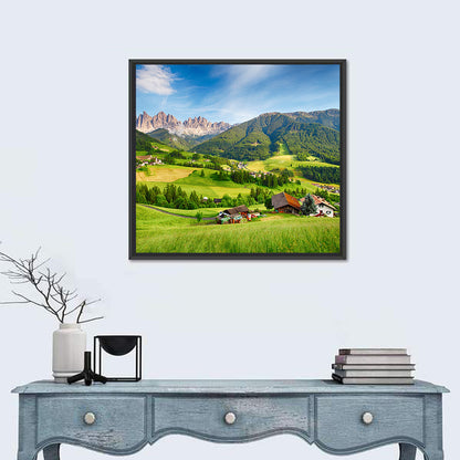 Dolomites Alps Mountain Val di Funes Wall Art