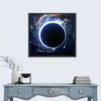 Black Hole Nebula in Deep Space Wall Art
