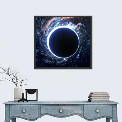 Black Hole Nebula In Deep Space Wall Art