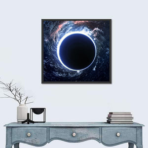 Black Hole Nebula In Deep Space Wall Art