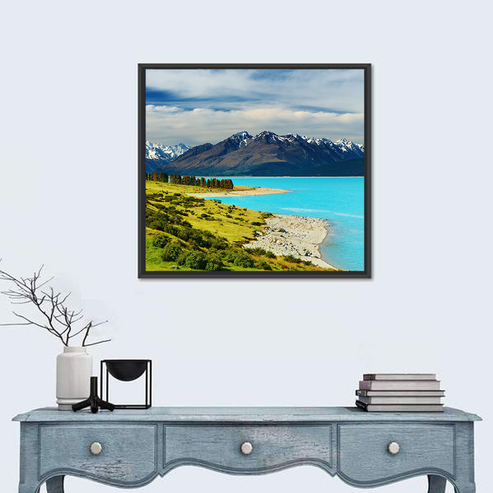 Mount Cook Over Lake Pukaki Wall Art