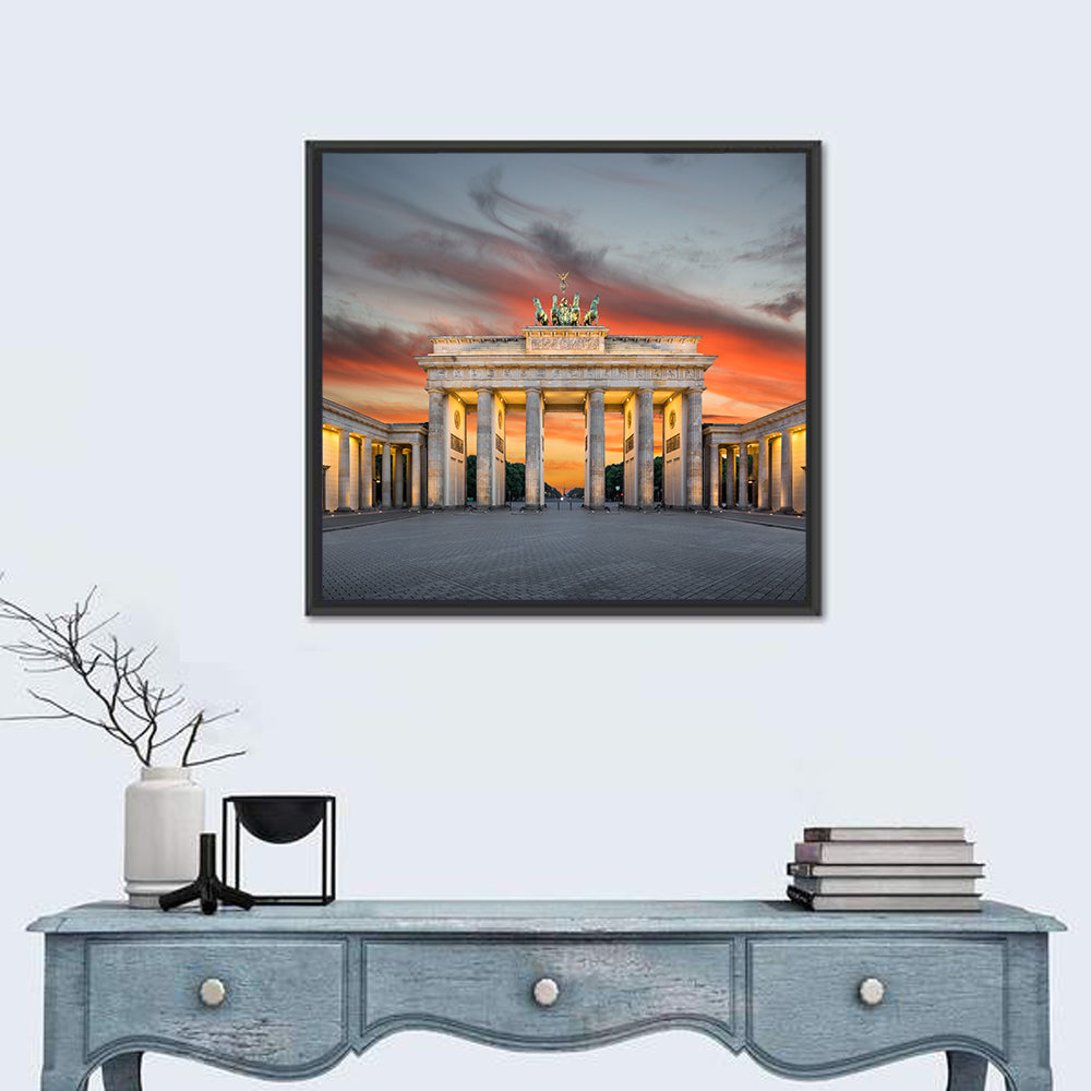 Brandenburg Gate at Dusk Wall Art