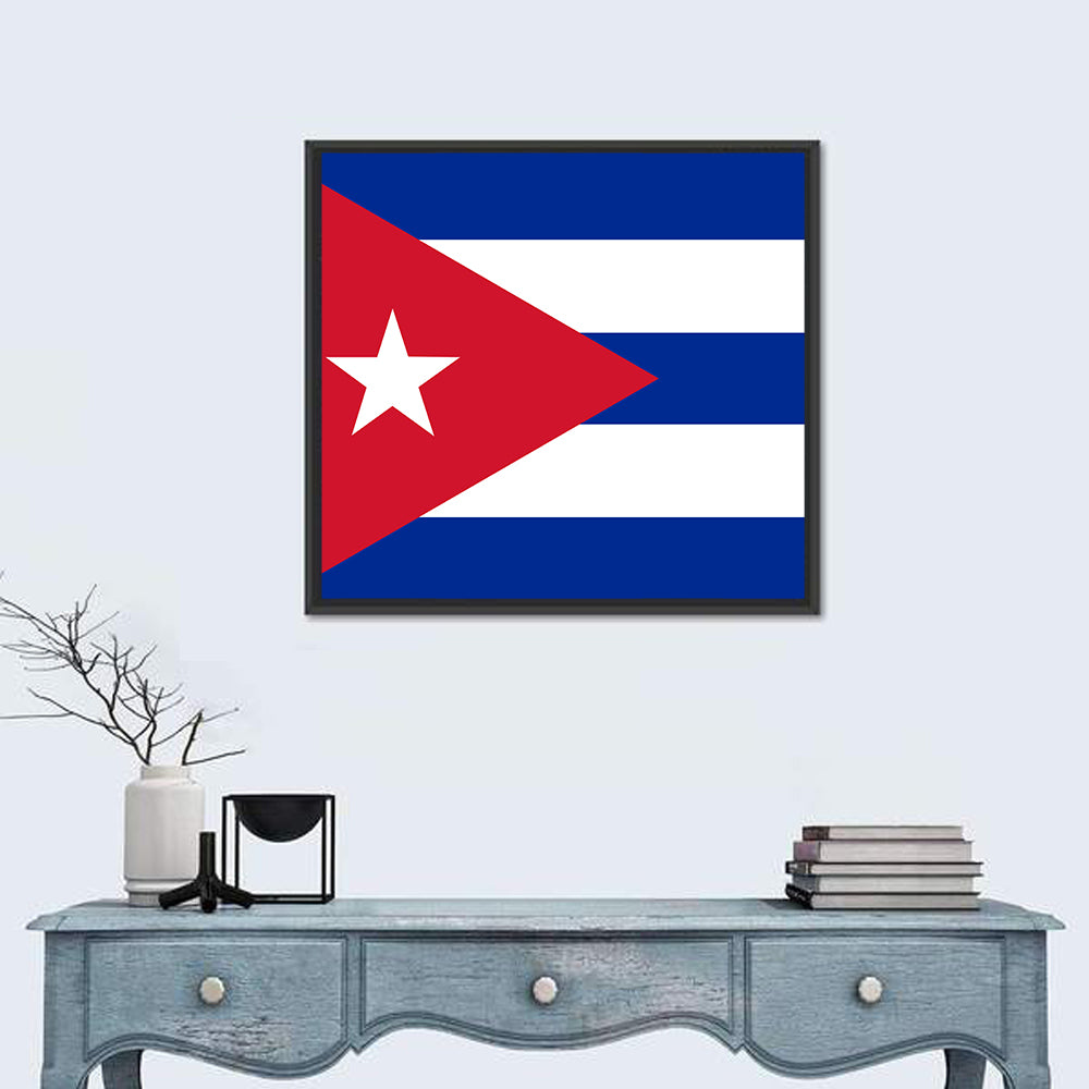 Cuban National Flag Wall Art