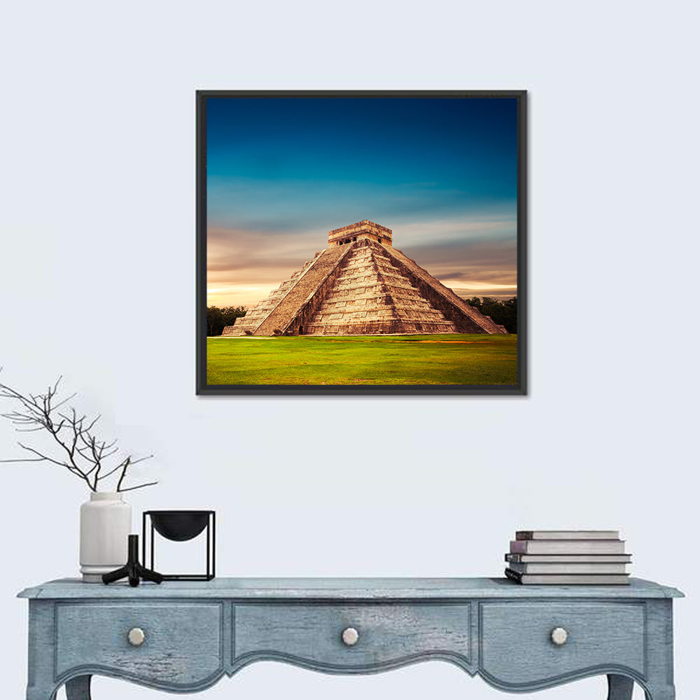 Temple of Kukulkan, Chichen Itza Wall Art