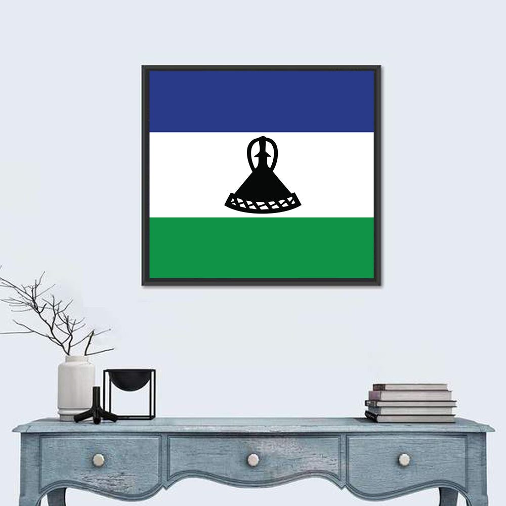 Flag of Lesotho Wall Art