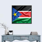 South Sudan Flag Wall Art